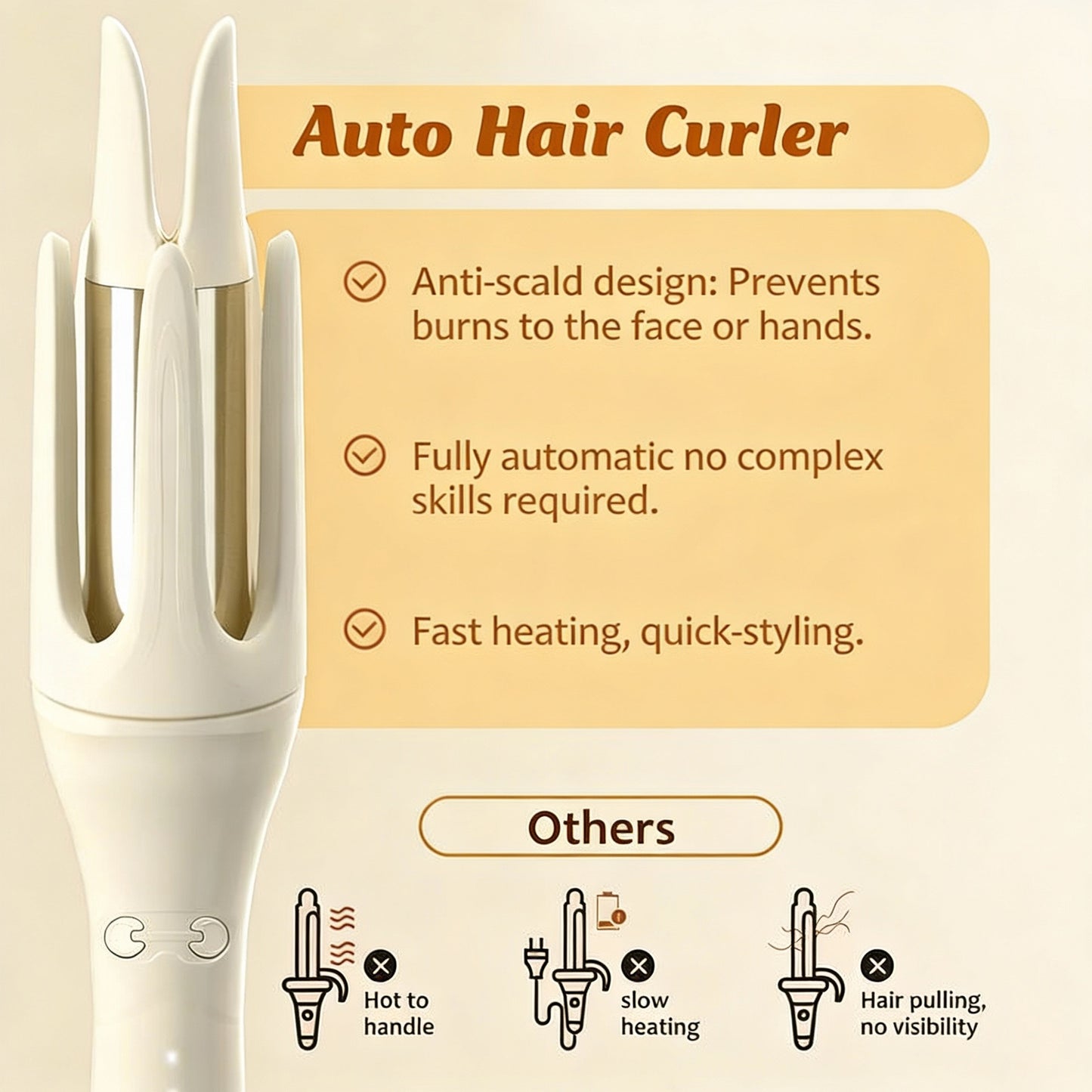 Ylovas Rizadora 2 en 1 (Rizos y Ondas)