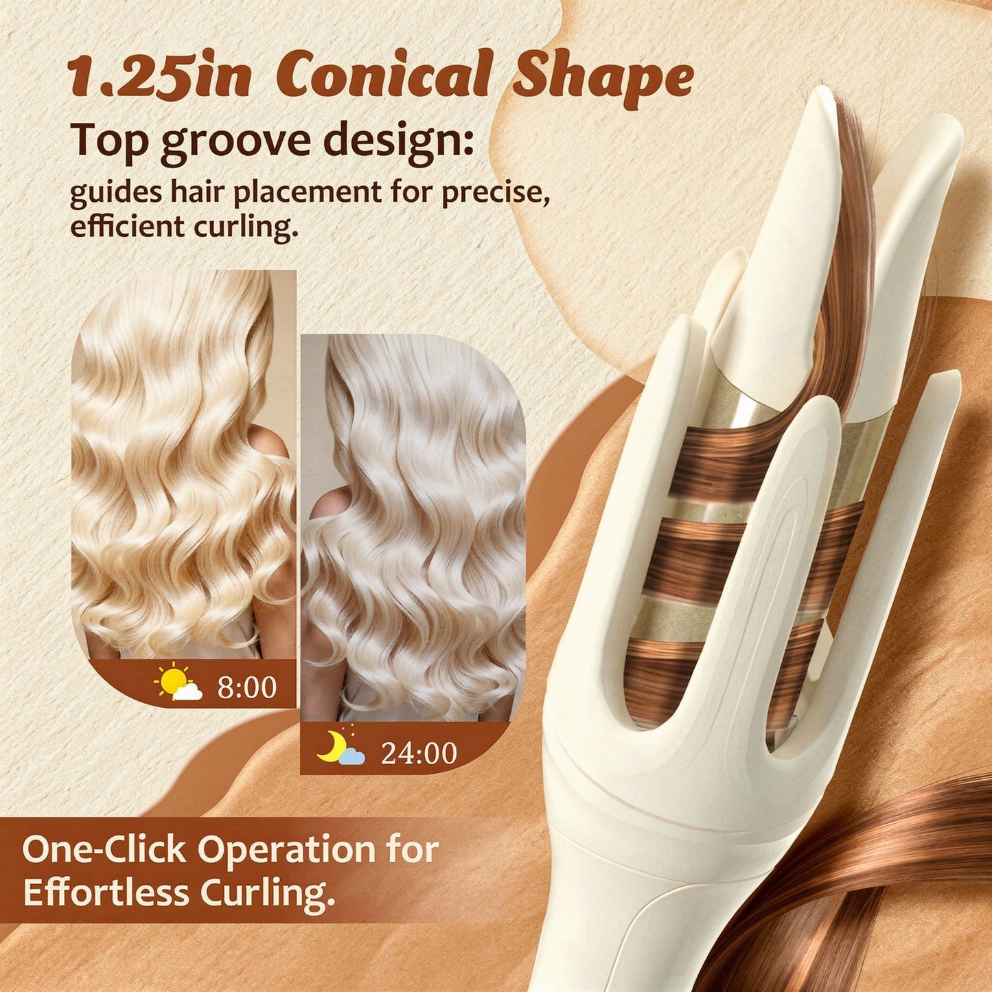 Ylovas Rizadora 2 en 1 (Rizos y Ondas)